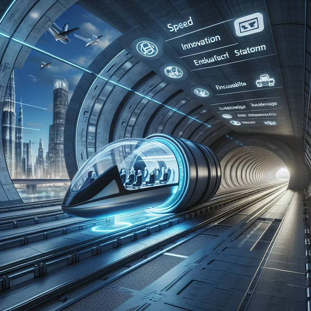 Representation of Exploring the Potential of SpaceXs Hyperloop Technology for Ground Transportation