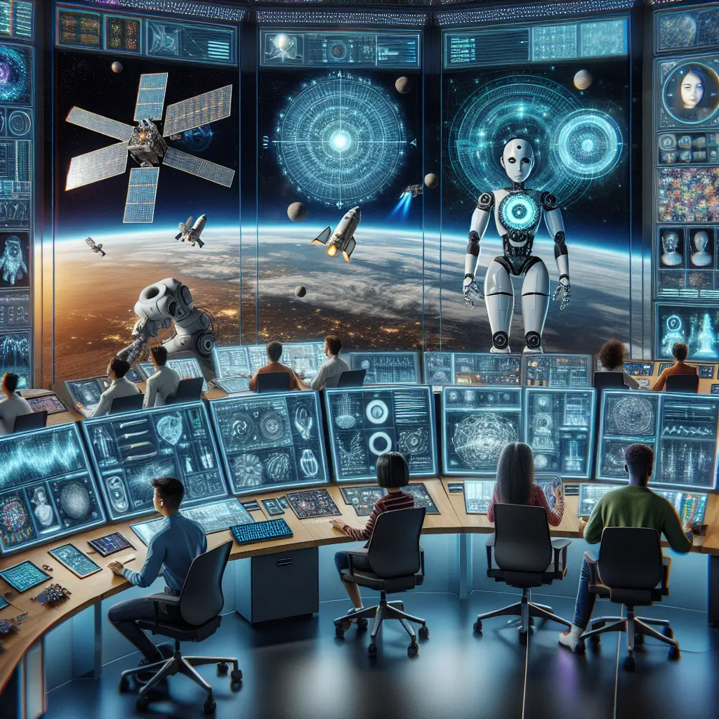 Representation of Exploring the Role of Artificial Intelligence in SpaceX Mission Control Operations